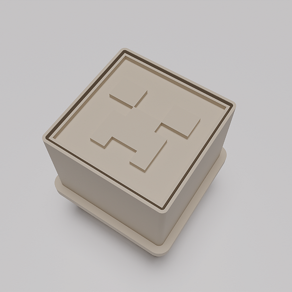 Ejetor e modelador de docinhos/brigadeiro - Creeper Minecraft