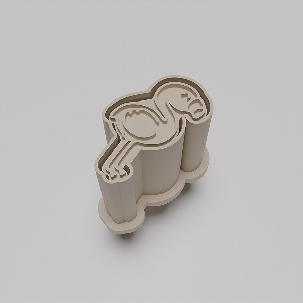 Ejetor e modelador de docinhos/brigadeiro - Flamingo