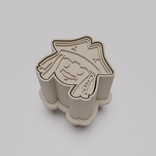 Ejetor e modelador de docinhos/brigadeiro - Jack Sparrow