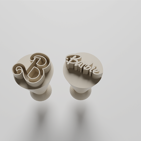 Kit com 02 Carimbos para docinhos/brigadeiro - Barbie 2