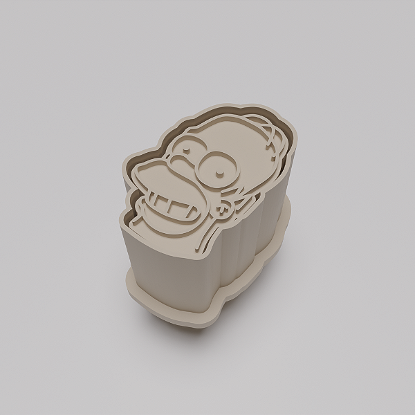 Ejetor e modelador de docinhos/brigadeiro - Homer Simpsons