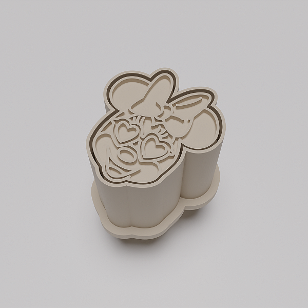 Ejetor e modelador de docinhos/brigadeiro - Minnie Apaixonada