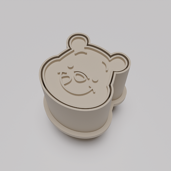 Ejetor e modelador de docinhos/brigadeiro - Ursinho Pooh