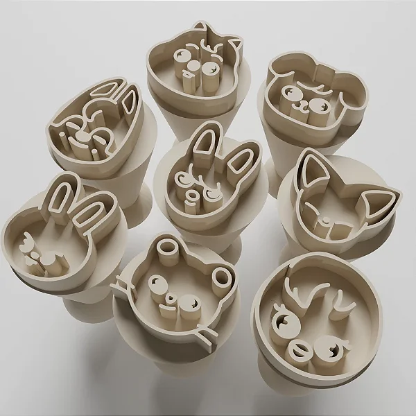 Kit com 08 Carimbos para docinhos/brigadeiro - Stray Kids