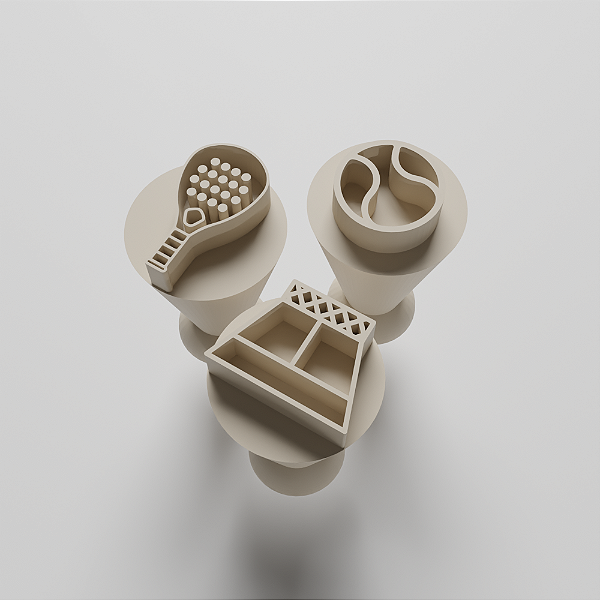 Kit com 03 Carimbos para docinhos/brigadeiro - Padel