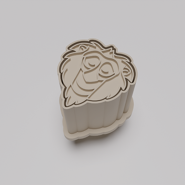 Ejetor e modelador de docinhos/brigadeiro - Rafiki Rei Leão