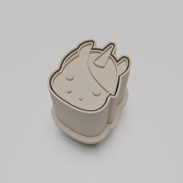 Ejetor e modelador de docinhos/brigadeiro - Rosto Unicórnio