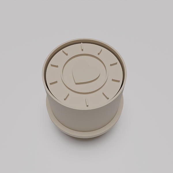 Ejetor e modelador de docinhos/brigadeiro - Sol Coração