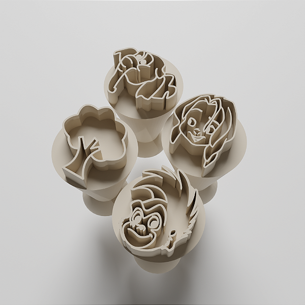 Kit com 04 Carimbos para docinhos/brigadeiro - Tarzan