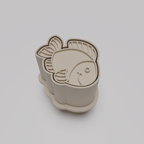 Ejetor e modelador de docinhos/brigadeiro - Peixe