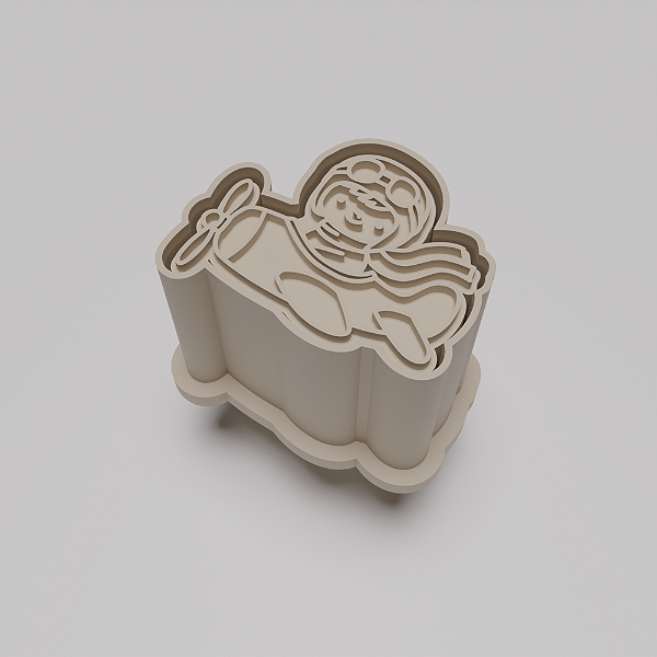 Ejetor e modelador de docinhos/brigadeiro - Pequeno Aviador