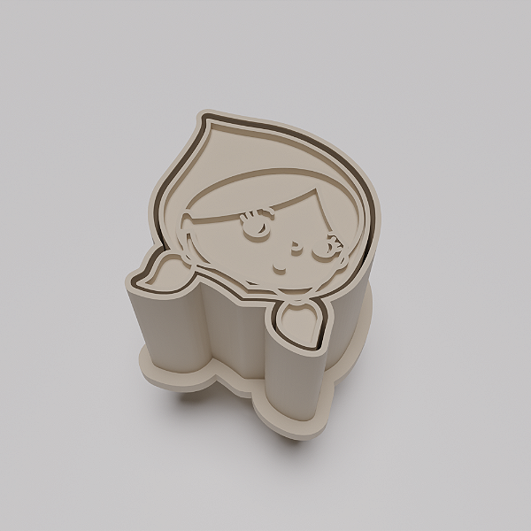 Ejetor e modelador de docinhos/brigadeiro - Chapeuzinho Vermelho 2