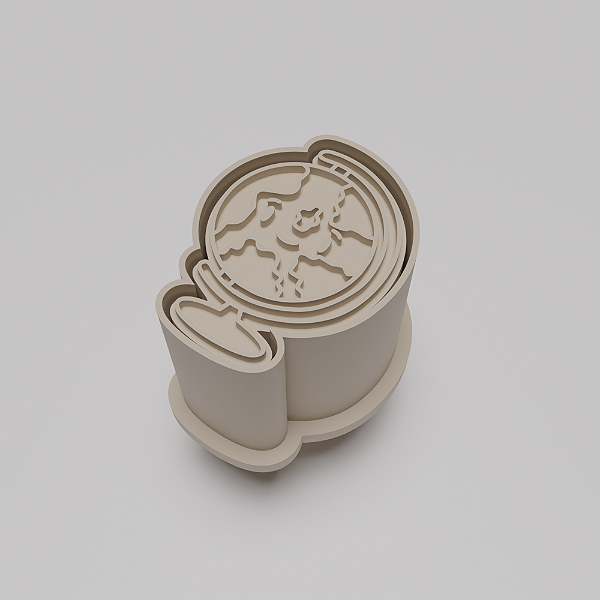 Ejetor e modelador de docinhos/brigadeiro - Globo Terrestre - Dia dos professores