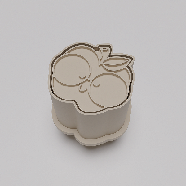 Ejetor e modelador de docinhos/brigadeiro - Maça com Óculos -Dia dos professores