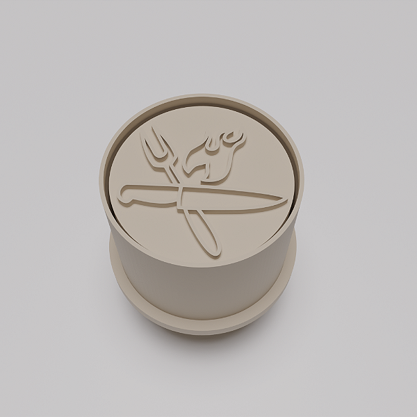 Ejetor e modelador de docinhos/brigadeiro - Garfo e Faca Churrasco