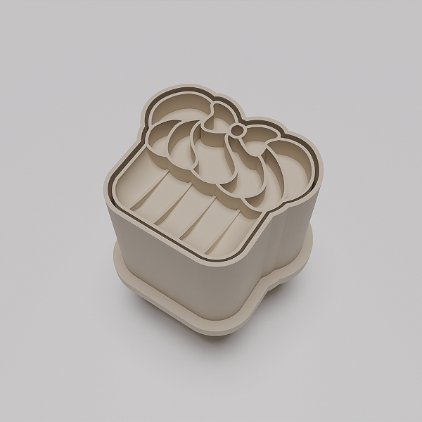 Ejetor e modelador de docinhos/brigadeiro - Cupcake Minnie modelo com Profundidade