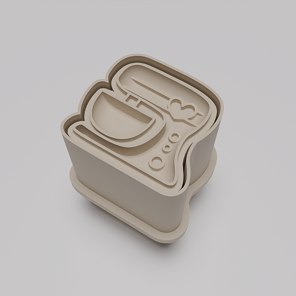 Ejetor e modelador de docinhos/brigadeiro - Batedeira modelo com Profundidade