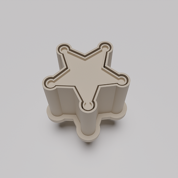 Ejetor e modelador de docinhos/brigadeiro - Estrela Sheriff