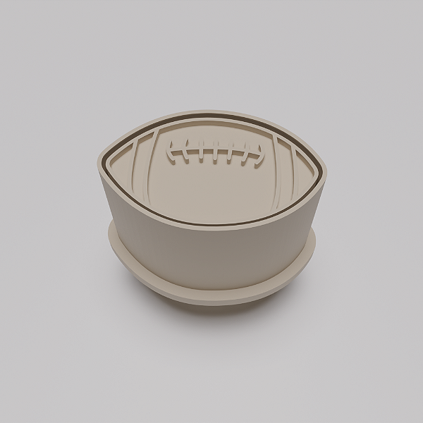 Ejetor e modelador de docinhos/brigadeiro - Bola de Futebol Americano