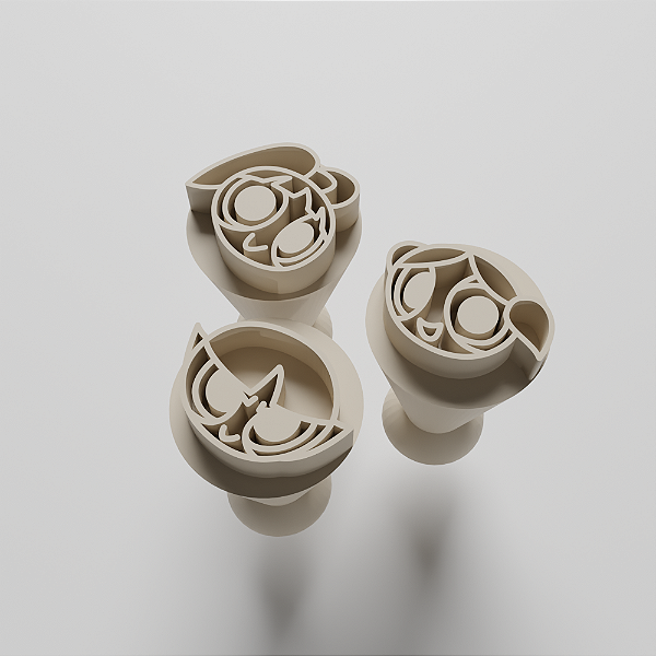 Kit 03 Carimbo para doces/brigadeiro - Meninas Super Poderosas 2