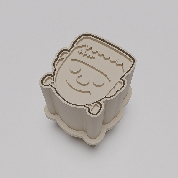 Ejetor e modelador de docinhos/brigadeiro - Frankstein Halloween