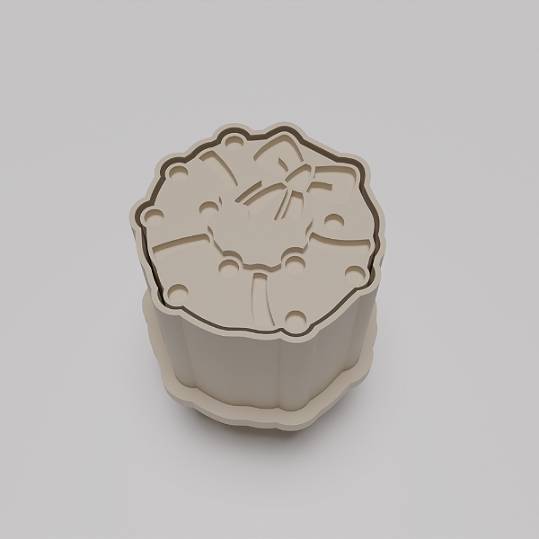 Ejetor e modelador de docinhos/brigadeiro - Guirlanda Natal modelo com Profundidade