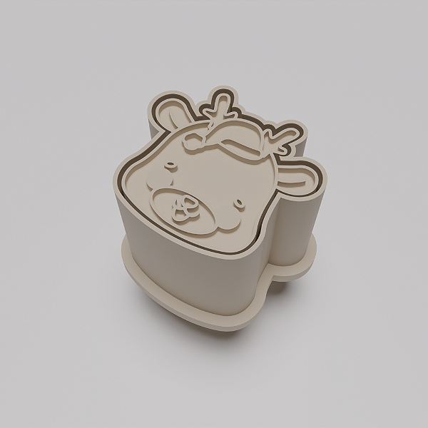 Ejetor e modelador de docinhos/brigadeiro - Rena Natal