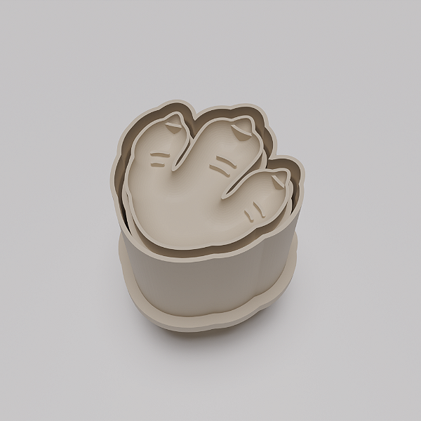 Ejetor e modelador de docinhos/brigadeiro - Pata Dinossauro modelo com Profundidade