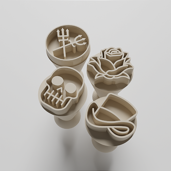 Carimbos para docinhos/brigadeiro - Orixás 4