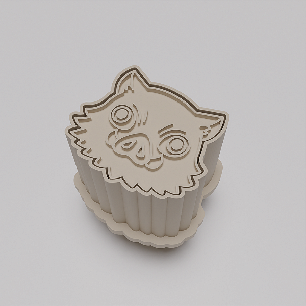 Ejetor e modelador de docinhos/brigadeiro - Inosuke Demon Slayer