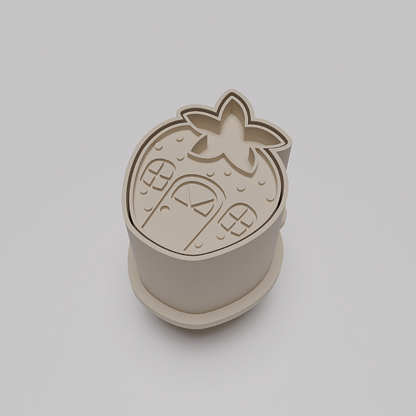 Ejetor e modelador de docinhos/brigadeiro - Casa da Moranguinho modelo com Profundidade