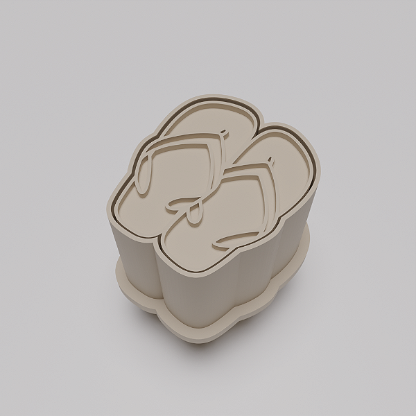 Ejetor e modelador de docinhos/brigadeiro - Chinelo Praia