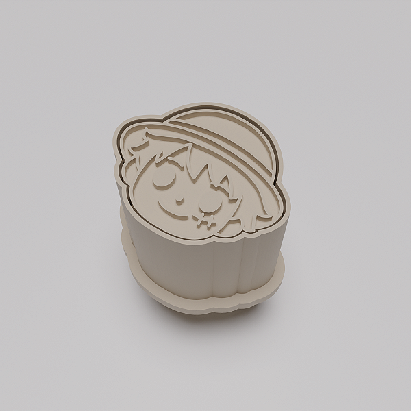 Ejetor e modelador de docinhos/brigadeiro - Luffy One Piece