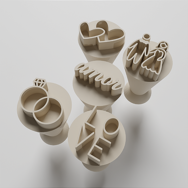 Kit Carimbo para doces/brigadeiro - Casamento 4