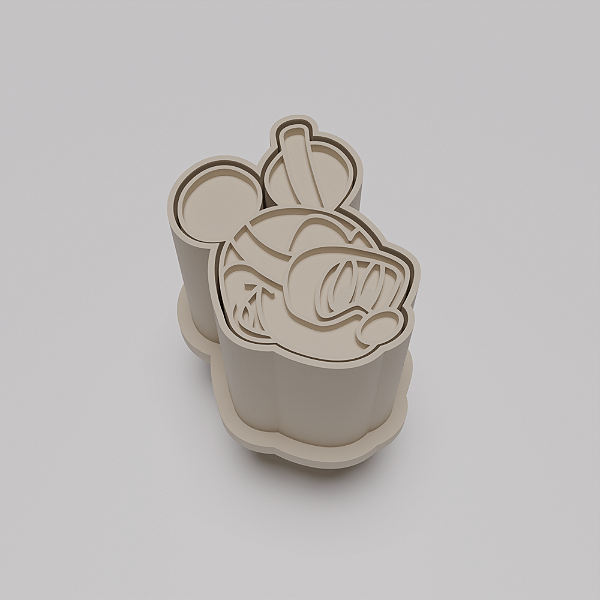 Ejetor e modelador de docinhos/brigadeiro - Mickey Mergulhador