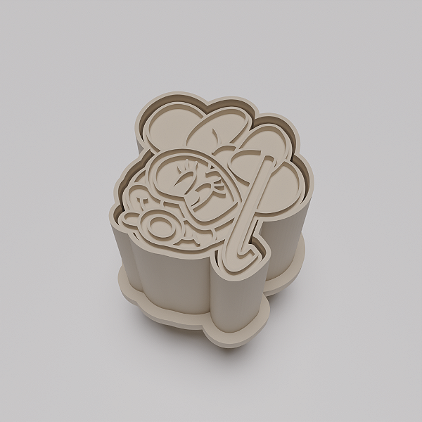 Ejetor e modelador de docinhos/brigadeiro - Minnie Mergulhadora