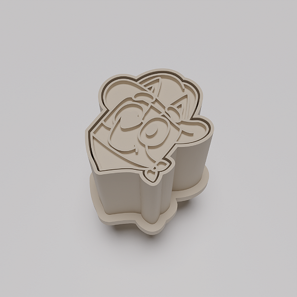 Ejetor e modelador de docinhos/brigadeiro - Bluey Chapéu