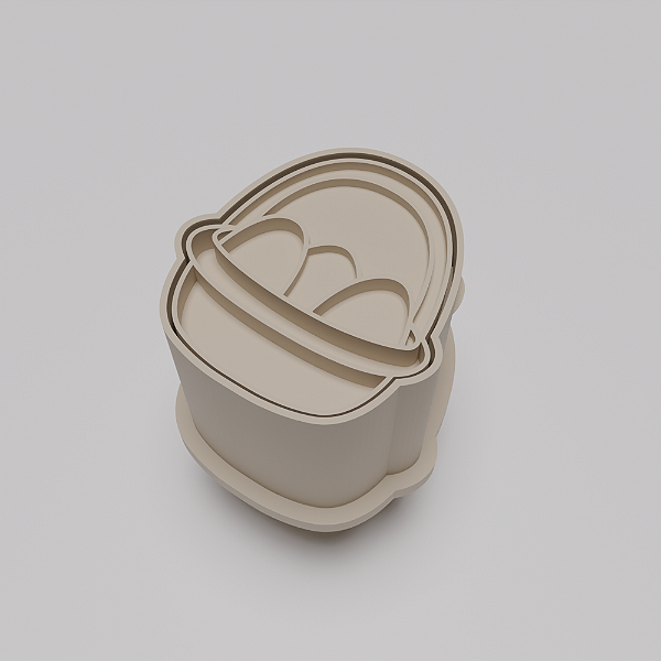 Ejetor e modelador de docinhos/brigadeiro - Cesta de Ovos Páscoa modelo com Profundidade