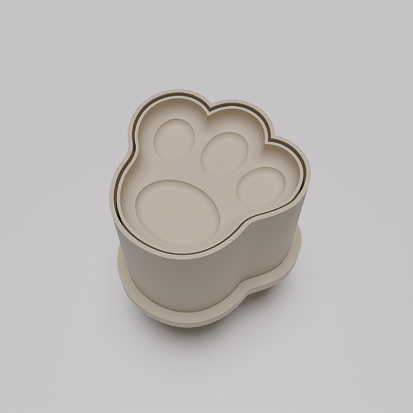 Ejetor e modelador de docinhos/brigadeiro - Pata de Coelho Páscoa modelos com Profundidade