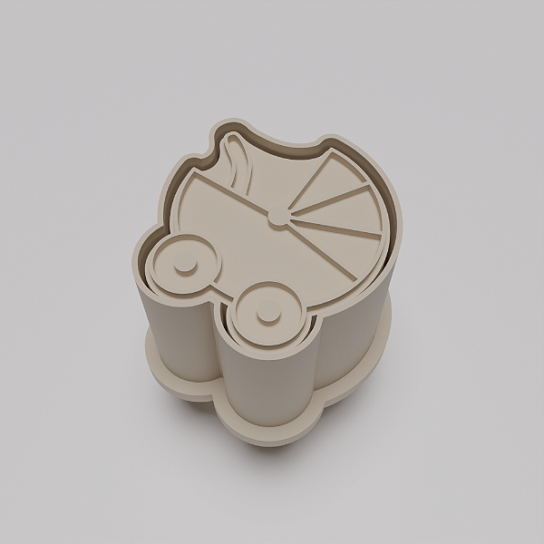 Ejetor e modelador de docinhos/brigadeiro - Carrinho de Bebê