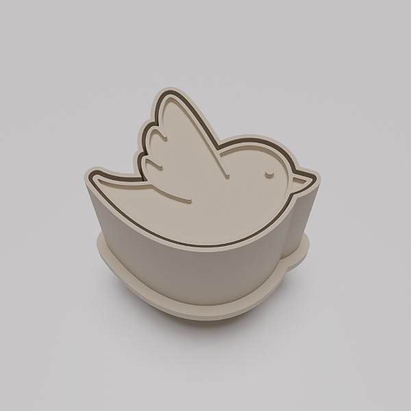 Ejetor e modelador de docinhos/brigadeiro - Pássaro Jardim