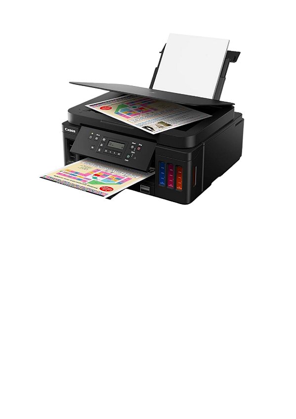 Impressora Canon Multifuncional, Jato de Tinta, G6010, Wi-fi, Mega Tank Bivolt
