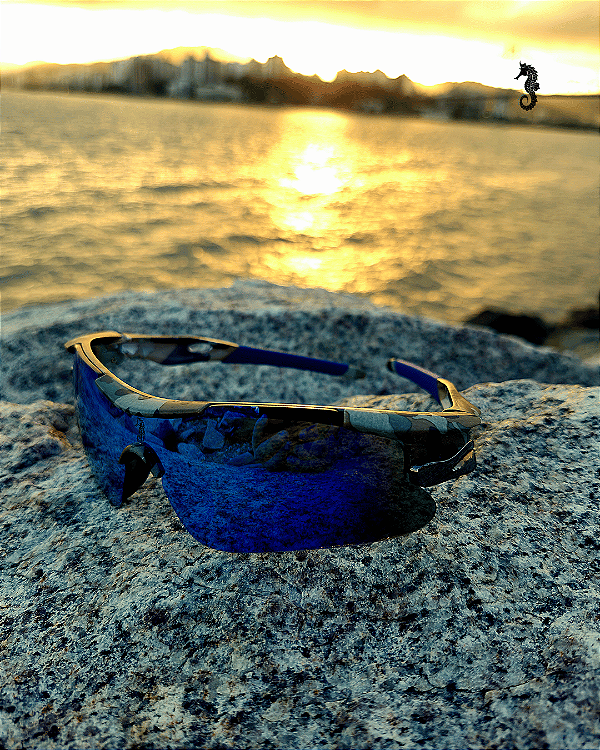Óculos de Sol Force Militar c/ Azul Espelhado (Unissex)