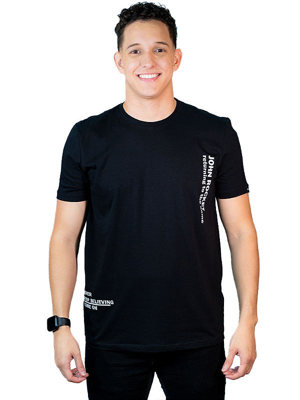 Camiseta Algodão Egípcio John Rocket Ref.117