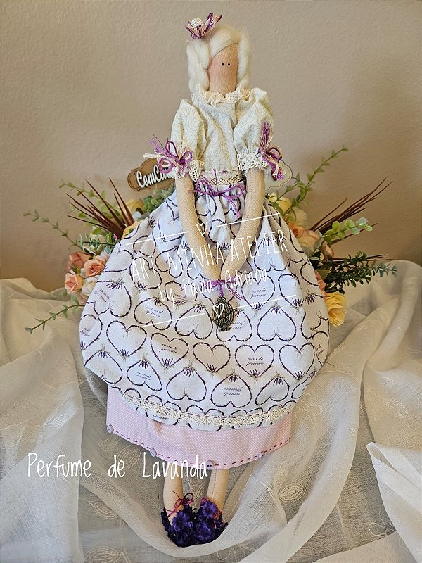 Projeto Boneca Perfume de Lavanda