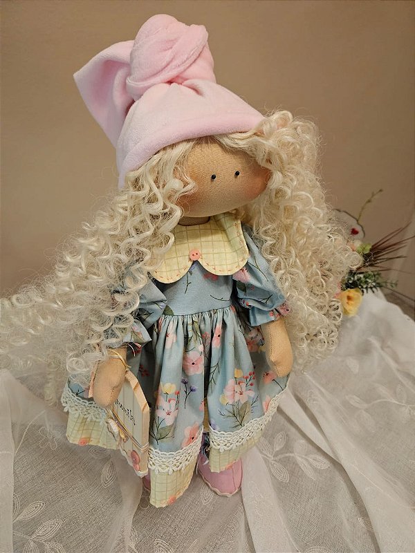 Projeto Boneca Camomila Aromaterapia