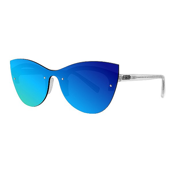 Óculos Scicon Phantom Branco Gelo Lente Azul