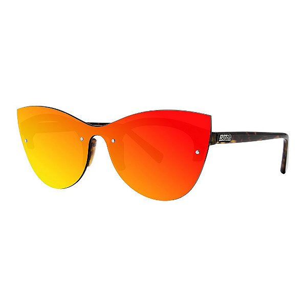Óculos Scicon Phantom Demi Gloss Lente Vermelha