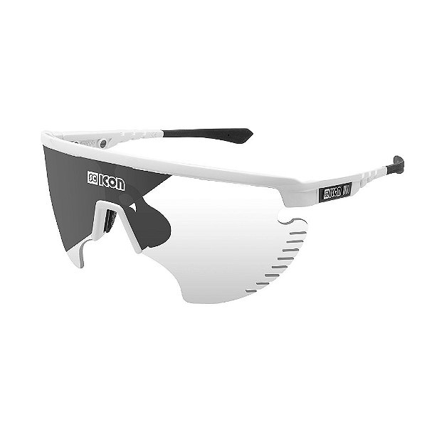 Óculos Scicon Aerowing Lamon Branco Lente Prata Fotocromática
