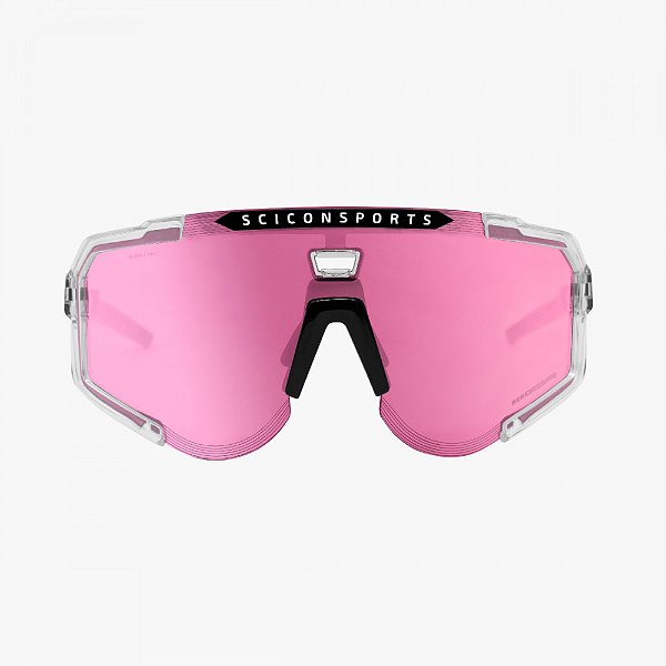 Oculos Scicon Aeroscope Cristal Lente Rosa e Lente Reserva Verde Trail